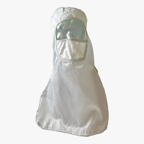 Valutek Launderable Polyester Hood - Static Dissipative, Reusable Cleanroom Hood, ISO Class 3-4 Compatible