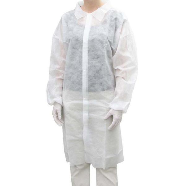 Spunbound Polypropylene Labcoat No Pockets - Valutek– Valutek Inc