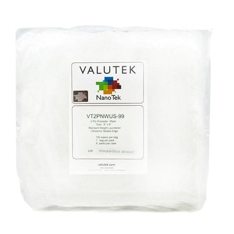 Valutek - 2-ply polyester wiper, ultrasonic seal, 100 ea/bag VT2PNWUS freeshipping - Valutek Inc