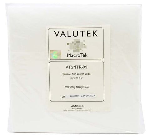 Valutek Spunlace Nonwoven Cellulose-Polyester Wiper Knife Cut Edge 300/150/75 Bag VTSNTR freeshipping - Valutek Inc